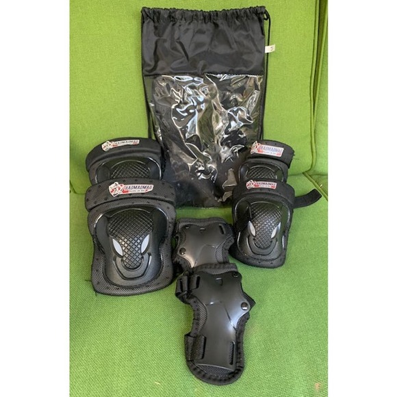 Haomaomao Kids/Youth Knee & Elbow Pads & Wrist Guards Protective Gear Set - MED - Picture 1 of 5